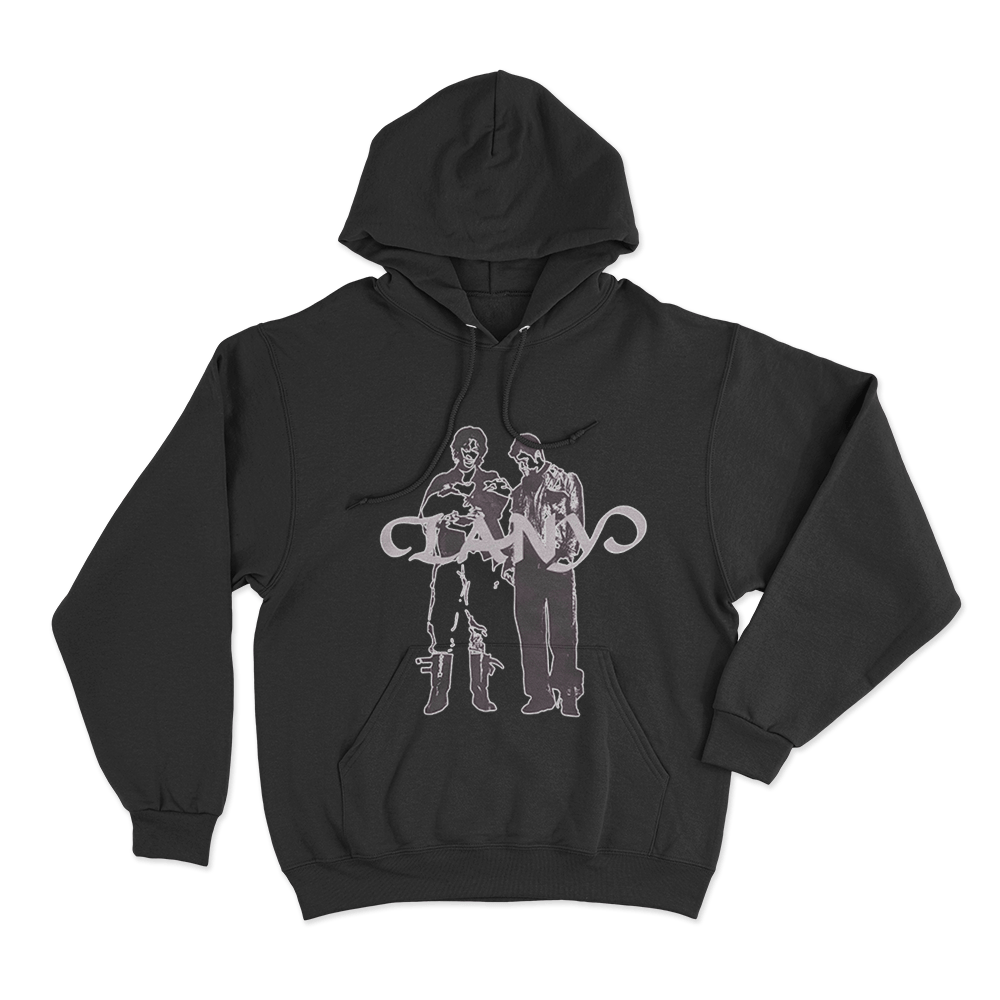 LANY Duo Silhouette Unisex Hoodie Black LANY Duo Silhouette Unisex Hoodie Black