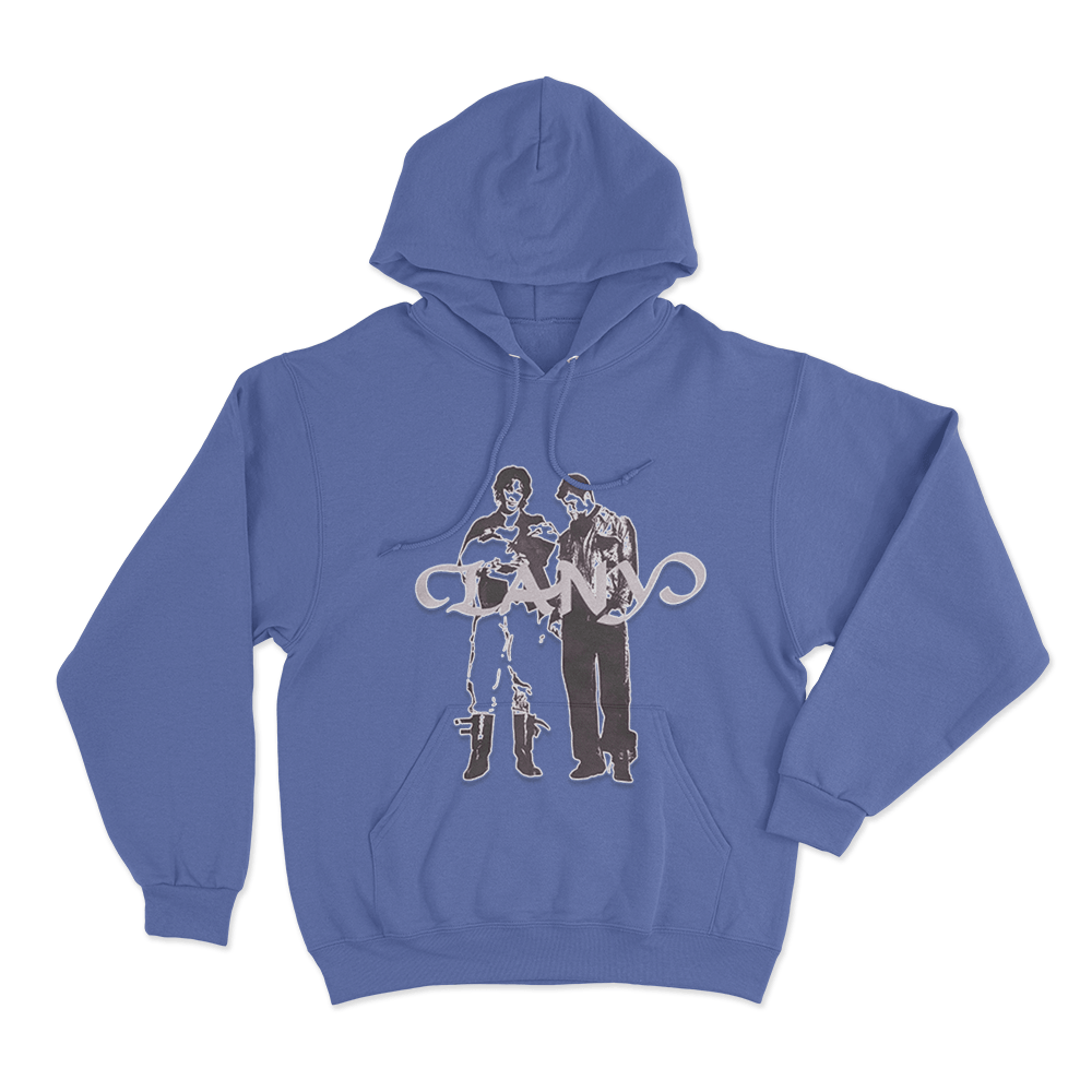 LANY Duo Silhouette Unisex Hoodie Blue LANY Duo Silhouette Unisex Hoodie Blue