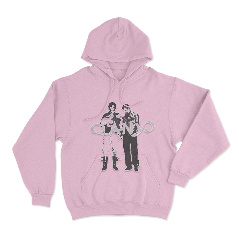 LANY Duo Silhouette Unisex Hoodie Pink LANY Duo Silhouette Unisex Hoodie Pink