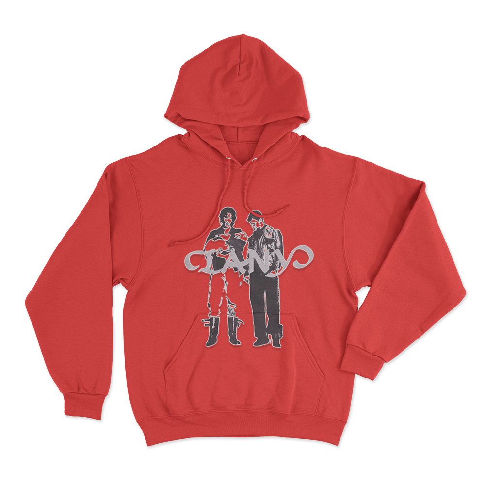 LANY Duo Silhouette Unisex Hoodie Red LANY Duo Silhouette Unisex Hoodie Red