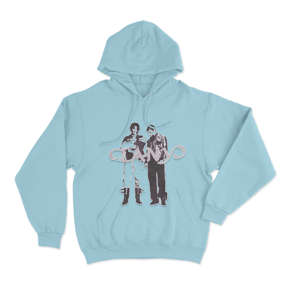 LANY Duo Silhouette Unisex Hoodie Sky Blue LANY Duo Silhouette Unisex Hoodie Sky Blue