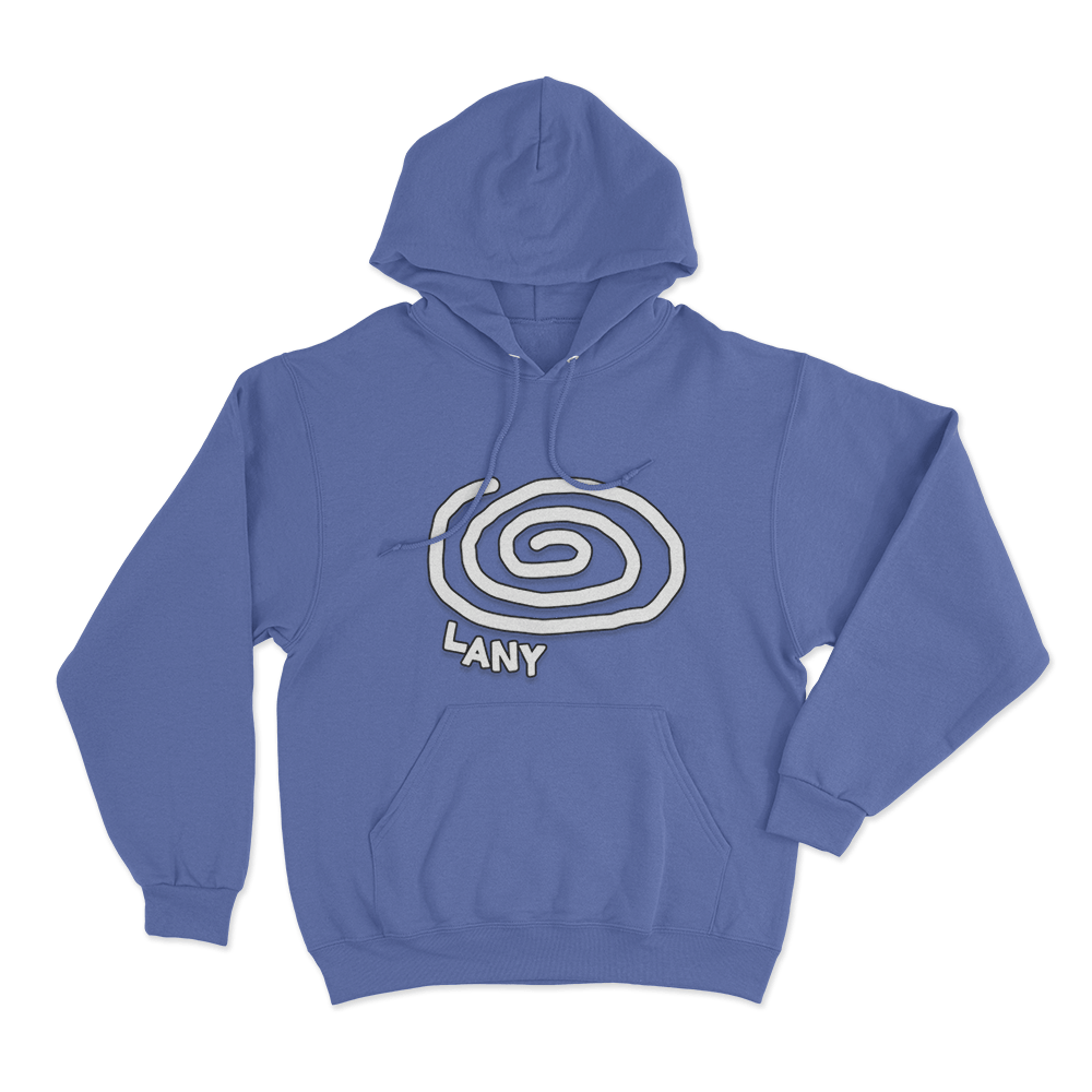 LANY Swirl Unisex Hoodie Blue LANY Swirl Unisex Hoodie Blue