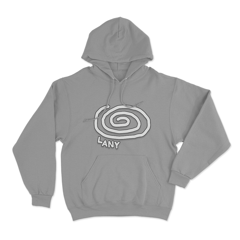 LANY Swirl Unisex Hoodie Grey LANY Swirl Unisex Hoodie Grey