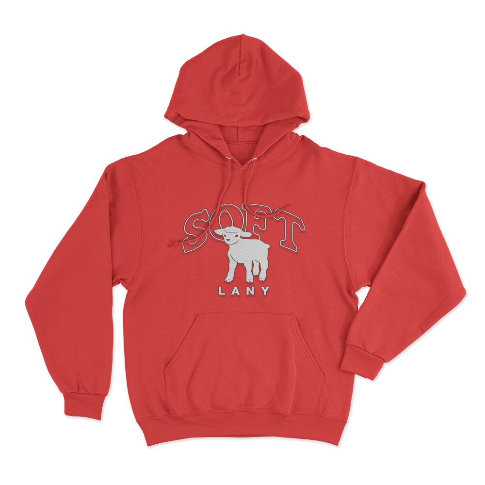 SOFT LANY Lamb Unisex Hoodie Red SOFT LANY Lamb Unisex Hoodie Red