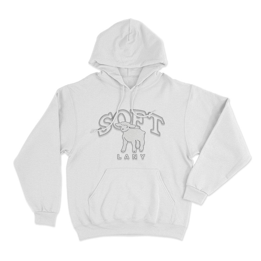 SOFT LANY Lamb Unisex Hoodie White SOFT LANY Lamb Unisex Hoodie White