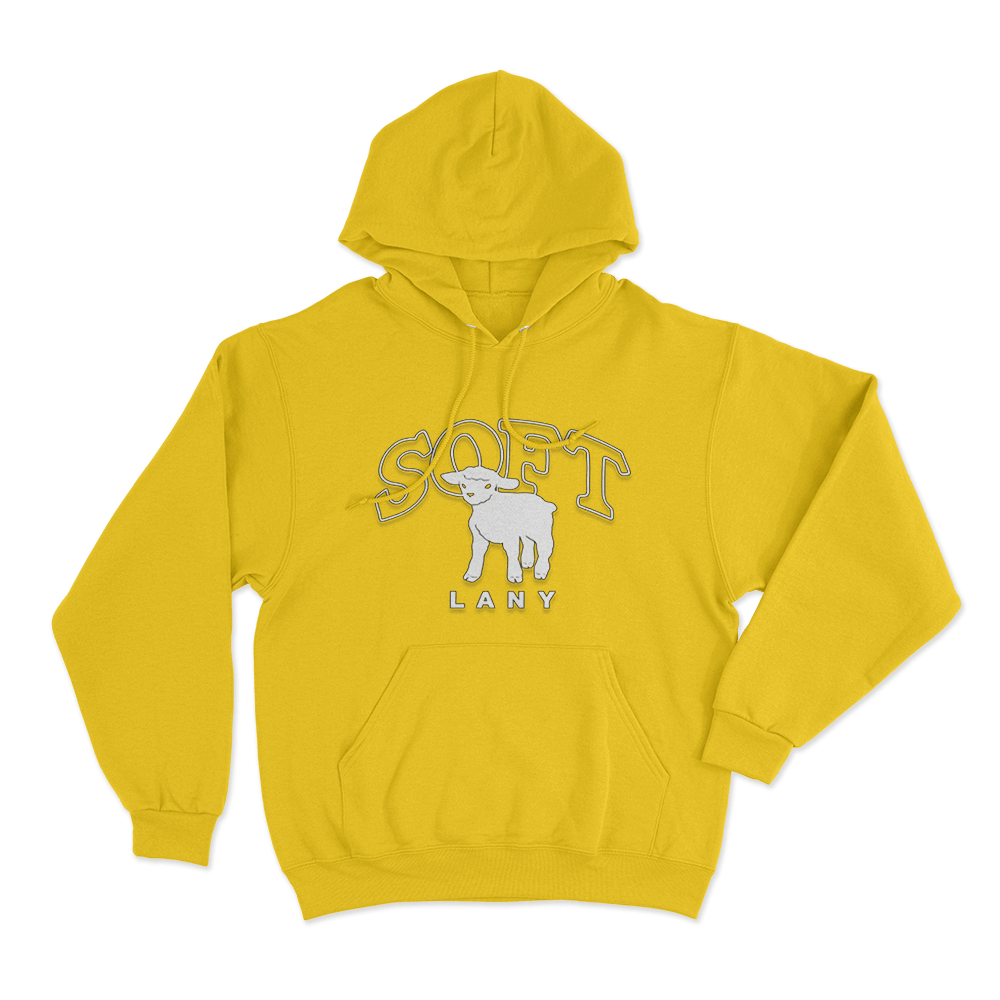 SOFT LANY Lamb Unisex Hoodie Yellow SOFT LANY Lamb Unisex Hoodie Yellow