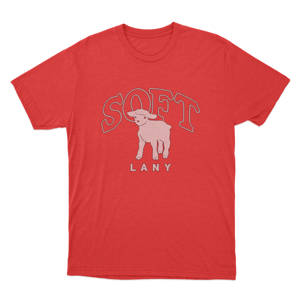 SOFT LANY Lamb Unisex T Shirt Red SOFT LANY Lamb Unisex T Shirt Red